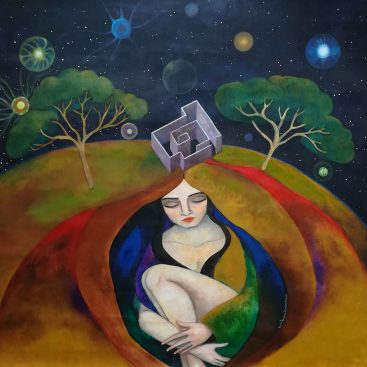 symolistic-painting,universe,maze,labyrinth,meditation,mother-nature